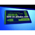 Cinta de transferencia térmica de la tarjeta azul ultravioleta fluorescente transparente compatible